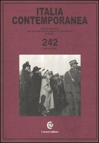 Italia contemporanea. Vol. 242 - copertina