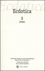 Ecdotica (2006). Vol. 3