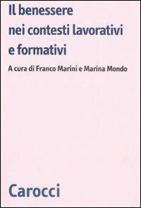 Il benessere nei contesti lavorativi e formativi - copertina