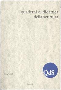 QdS. Quaderni di didattica della scrittura (2008). Vol. 9 - copertina