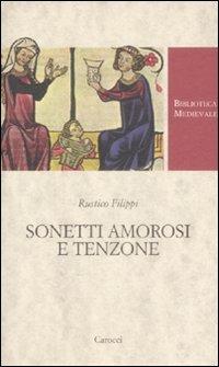 Sonetti amorosi e tenzone - Rustico Filippi - copertina