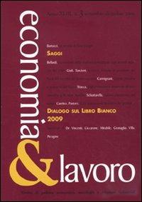 Economia & lavoro (2009). Vol. 3 - copertina