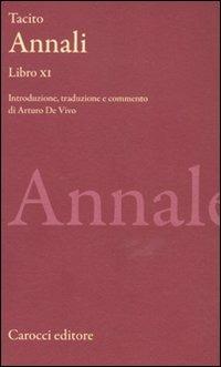 Annali. Libro XI -  Publio Cornelio Tacito - copertina