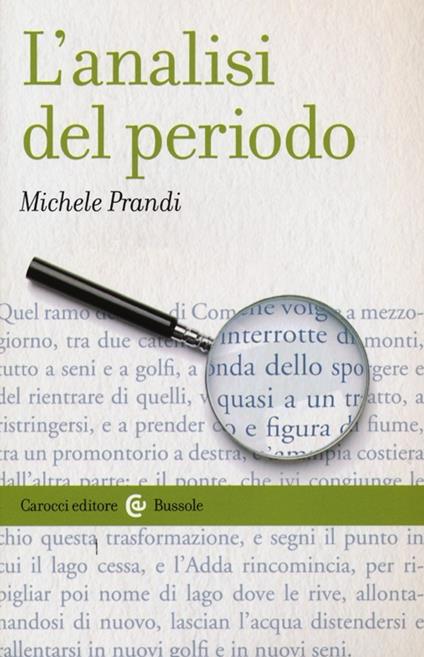 L'analisi del periodo - Michele Prandi - copertina