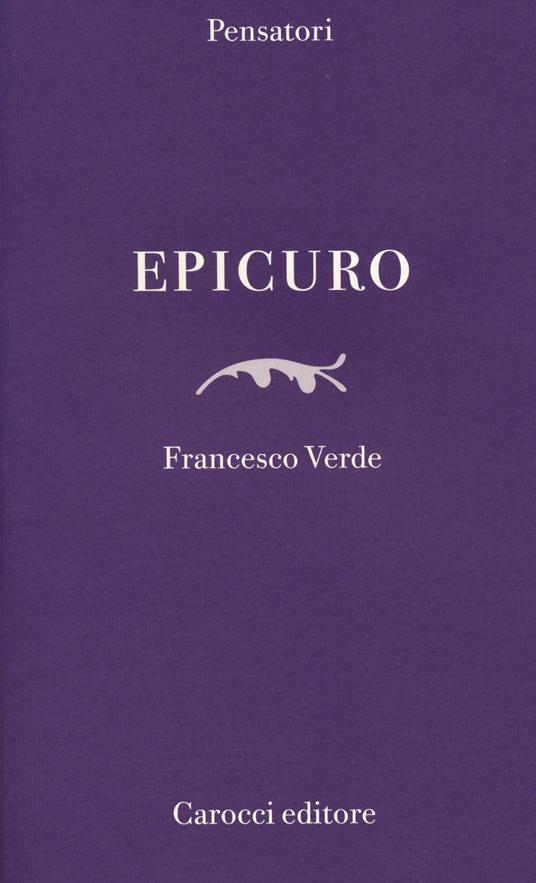 Epicuro -  Francesco Verde - copertina