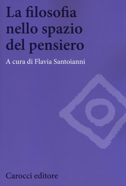 La filosofia nello spazio del pensiero - copertina