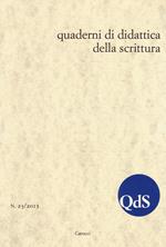 QdS. Quaderni di didattica della scrittura (2015). Vol. 23
