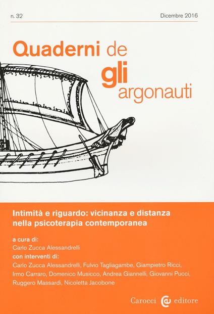 Quaderni de «Gli argonauti» (2016). Vol. 32 - copertina