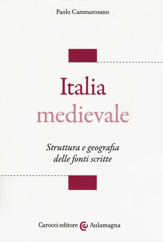 Italia medievale. Struttura e geografia delle fonti scritte - Paolo Cammarosano - copertina