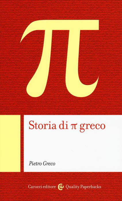 Storia di Pi Greco - Pietro Greco - copertina