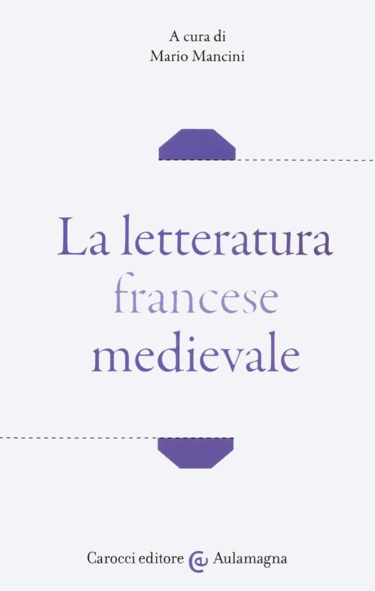 La letteratura francese medievale - copertina