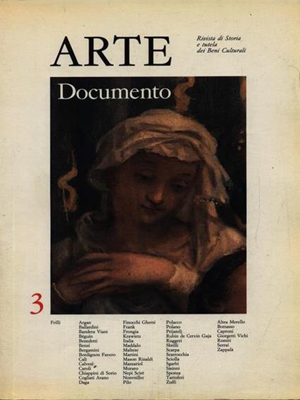 Arte documento. Vol. 3 - copertina