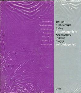  Architettura inglese d'oggi. Sei protagonisti. Catalogo. Ediz. italiana e inglese - copertina