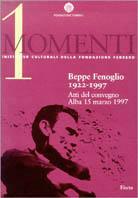 Beppe Fenoglio (1922-1997). Atti del Convegno - copertina