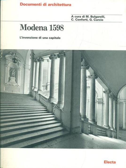 Modena 1598. L'invenzione di una capitale - copertina