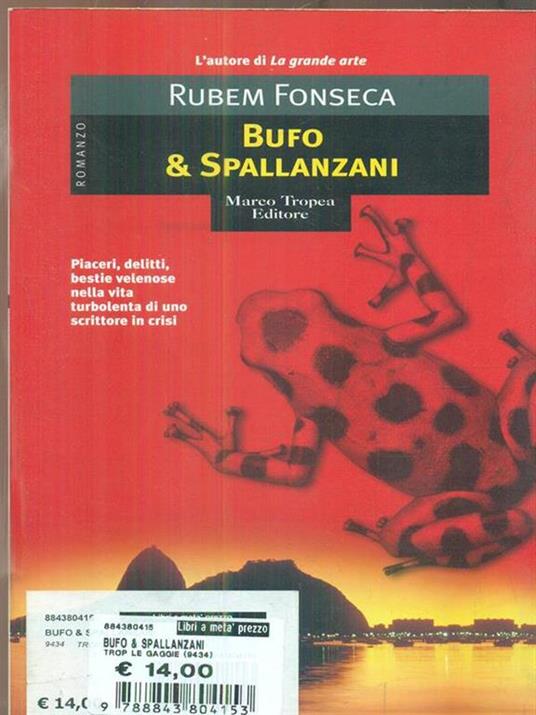 Bufo & Spallanzani - Rubem Fonseca - copertina