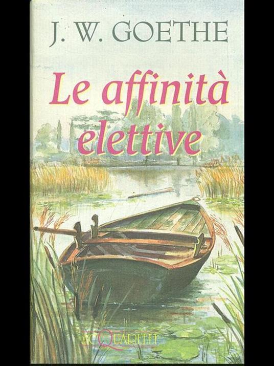 Le affinità elettive -  Johann Wolfgang Goethe - copertina