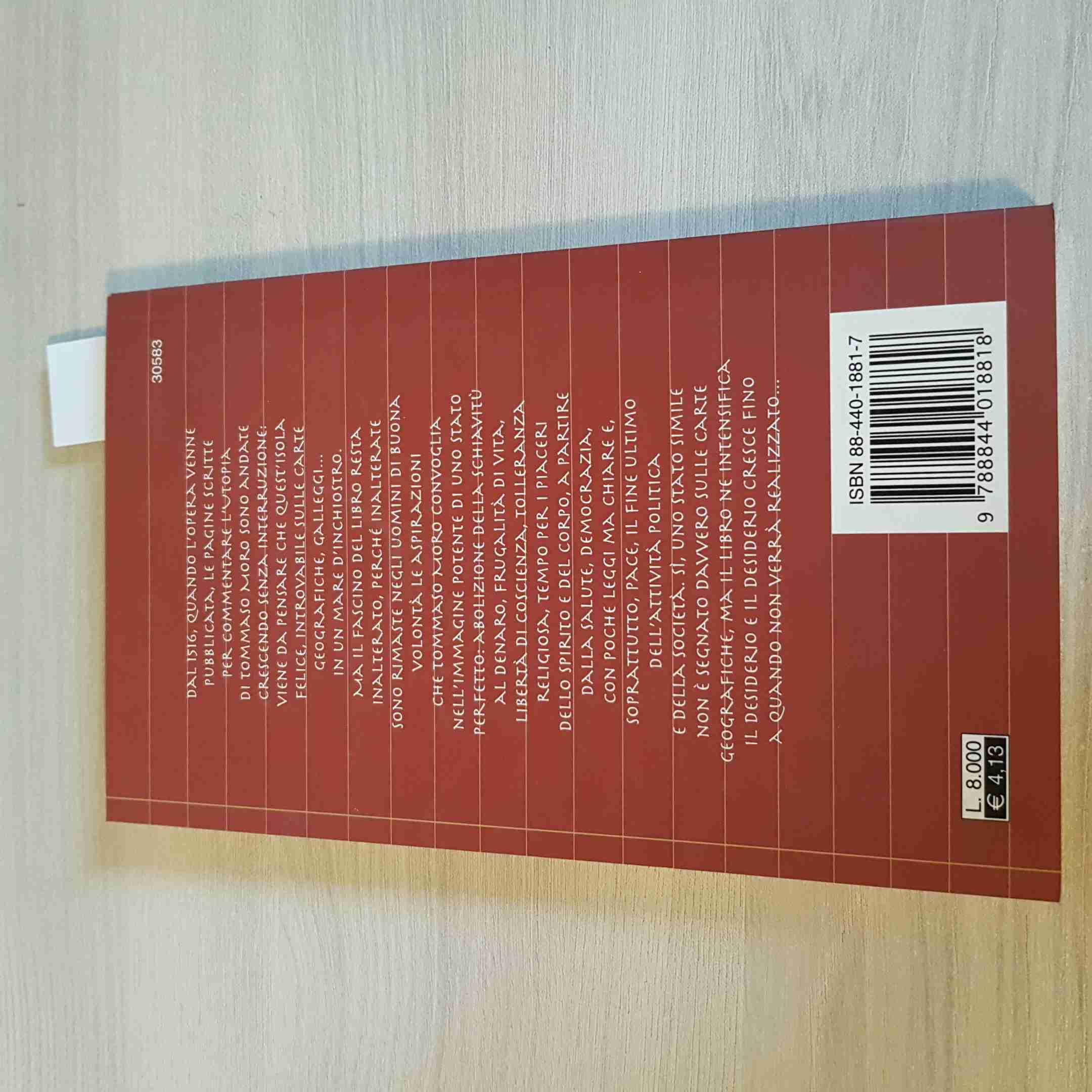 Utopia. Lo Stato perfetto ovvero l'isola che non c'è