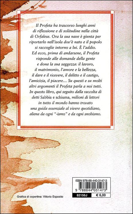 Il profeta-Sabbia e schiuma - Kahlil Gibran - 2