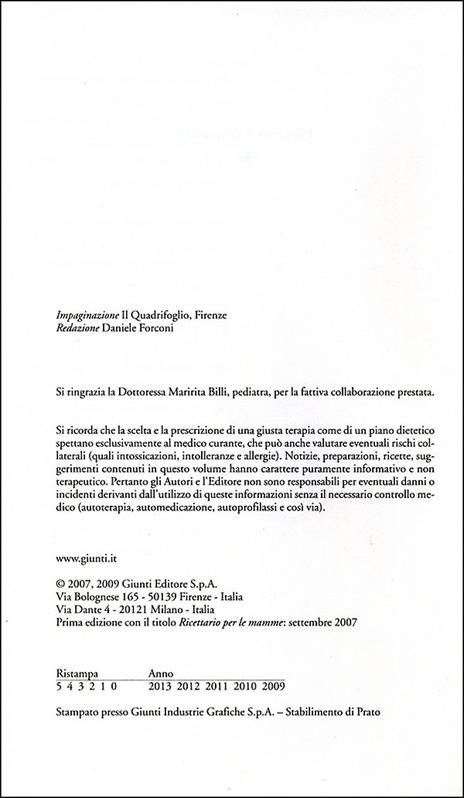 100 ricette per l'infanzia. Guida alla corretta alimentazione dallo svezzamento alla scuola - Giuseppe Sangiorgi Cellini,Annamaria Toti - 2