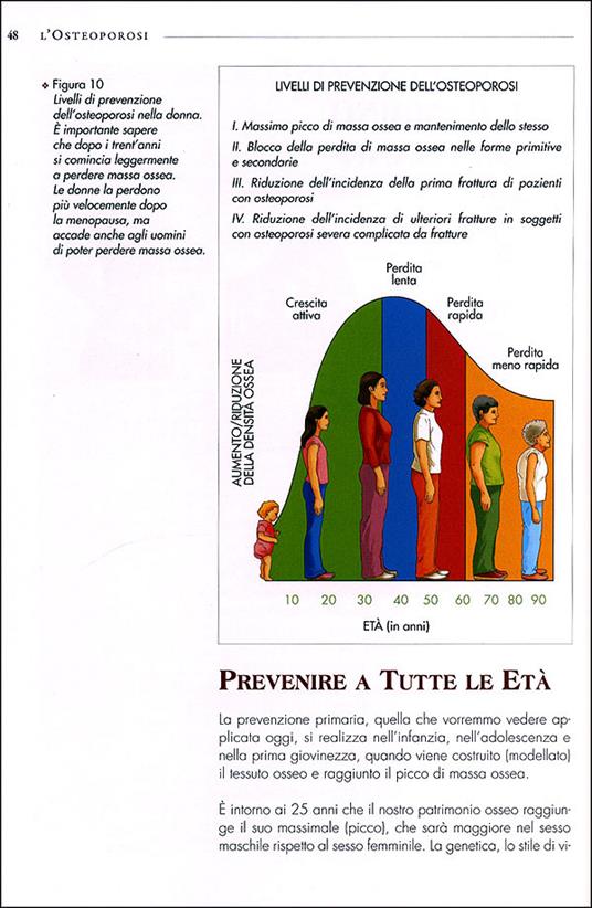 L'osteoporosi non ce la voglio avere. Prevenire, trattare e sconfiggere l'osteoporosi. Con il ricettario della salute - Maria Luisa Brandi - 5