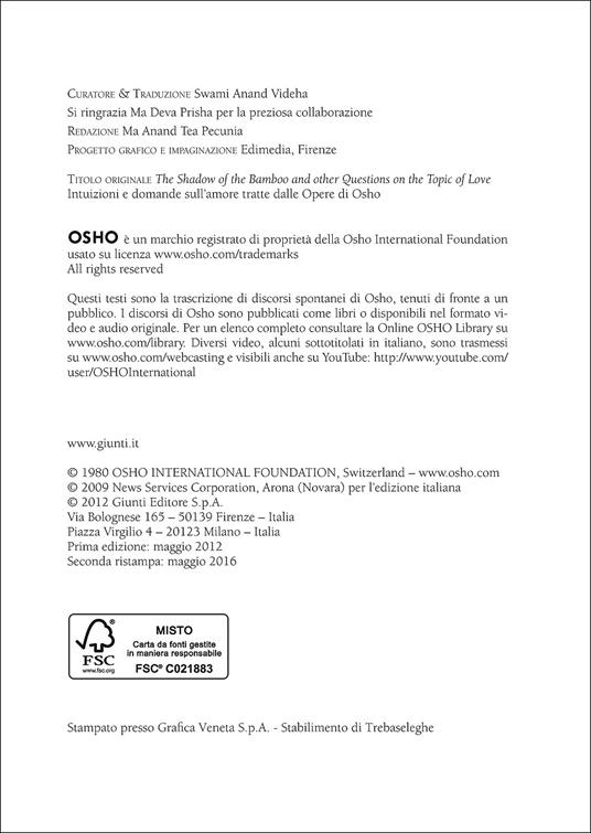 Tu sei amore - Osho - 2