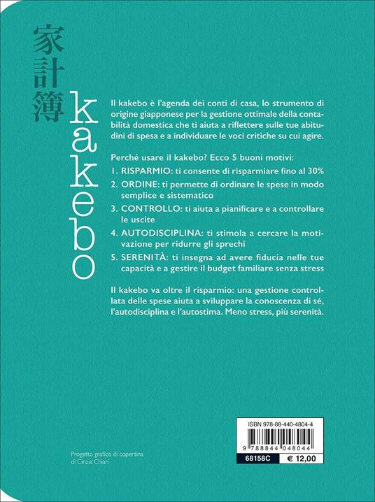 Kakebo. L'agenda dei conti di casa per risparmiare e gestire le tue spese senza stress - 4