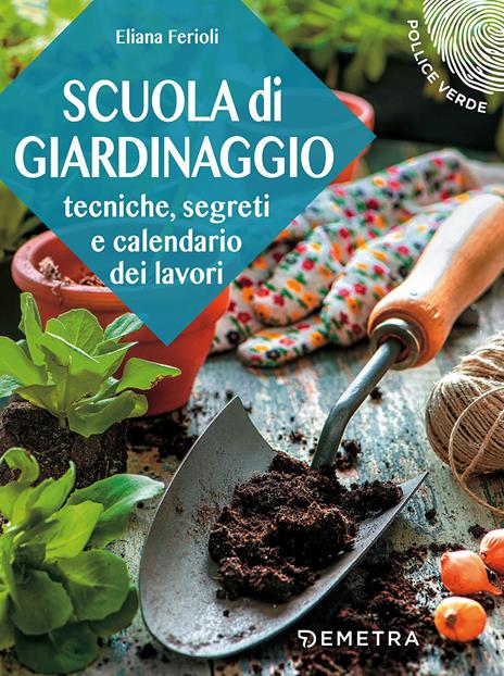 Scuola di giardinaggio. Tecniche, segreti e calendario dei lavori - Eliana Ferioli - copertina