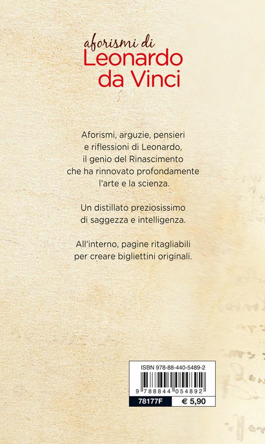 Aforismi - Leonardo da Vinci - 2