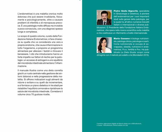 La dieta anti endometriosi. L'alimentazione antinfiammatoria per ridurre i sintomi e vivere meglio - Pietro Giulio Signorile,Maria Cassano - 3