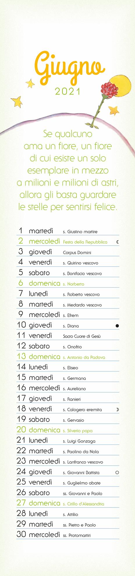 Il Piccolo Principe. Calendario 2021 da parete (7 x 30) - 3