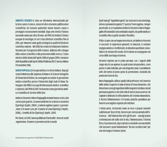 I segreti della lunga vita - Umberto Veronesi,Mario Pappagallo - 2
