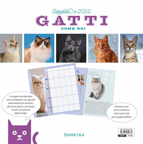 Gatti come noi. Calendario 2022 - 2