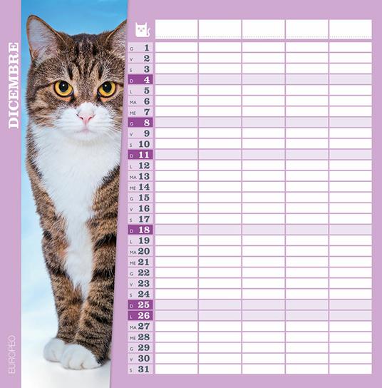 Gatti come noi. Calendario 2022 - 3