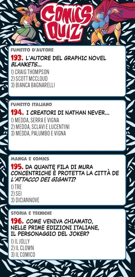 Comics quiz. Con 50 Carte - Marco Nucci - 2