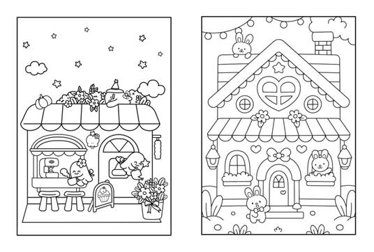 Cozy & cute. Coloring book. Ediz. illustrata - 3