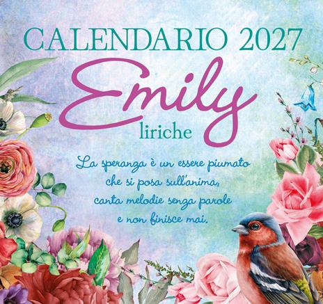 Emily liriche. Calendario 2027 - copertina