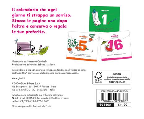 Pensa positivo. Calendario 2027 - 2