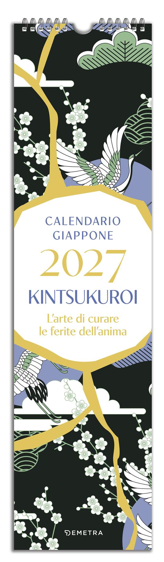 Kintsukuroi. Calendario Giappone 2027 da parete (12,5 X 48 cm) - copertina