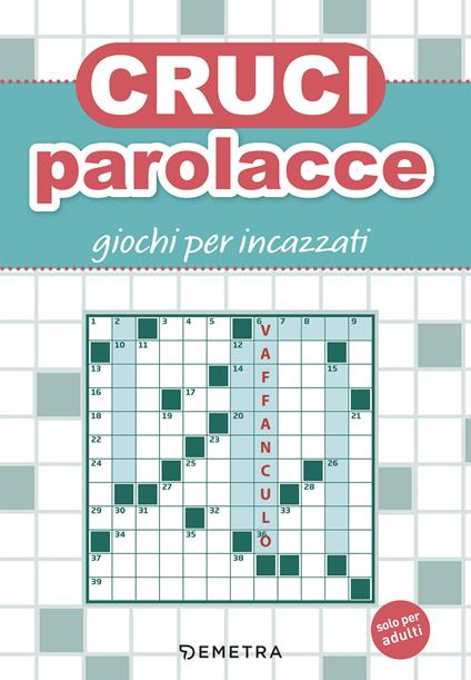 Cruciparolacce. Giochi per incazzati - copertina
