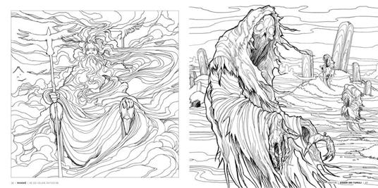 Bestiario di Tolkien. Colouring book. Ediz. illustrata - 3