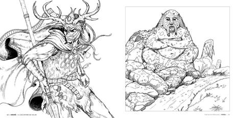 Bestiario di Tolkien. Colouring book. Ediz. illustrata - 4