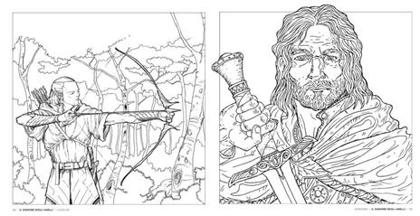 Il mondo di Tolkien. Colouring book. Ediz. illustrata - 4