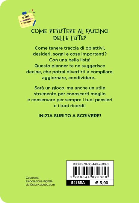 Bucket list. Planner. Obiettivi, sogni, passioni - 2