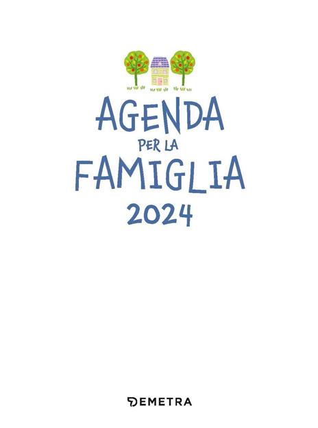 Agenda per la famiglia 2024 - 3