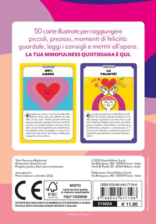 Le carte della felicità. Piccoli obiettivi quotidiani per grandi giornate! Con 50 Carte - 2