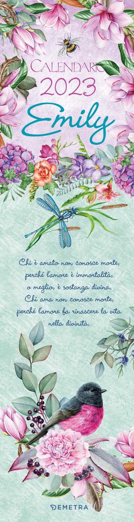Emily. Calendario 2023 da parete (12,5 x 48) - copertina