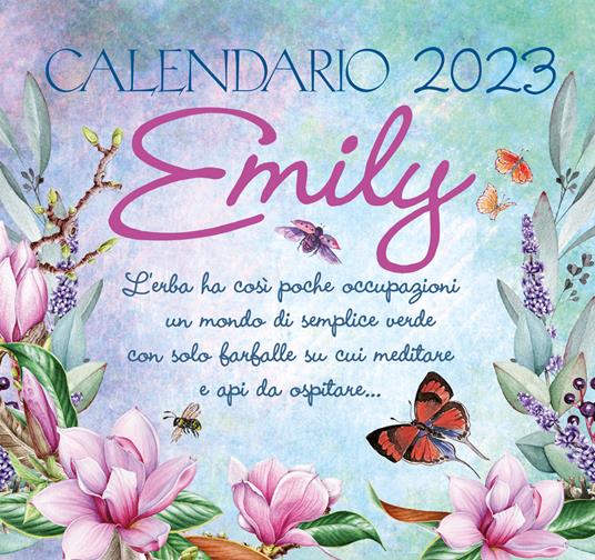 Emily. Calendario 2023 da tavolo (17 x 16) - copertina