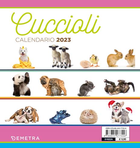 Cuccioli. Calendario 2023 da tavolo (17 x 16) - 2