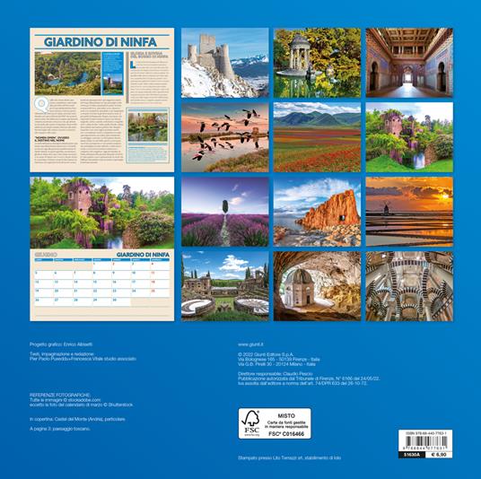 Italia da scoprire. Calendario 2023 da parete (30 x 30) - 2
